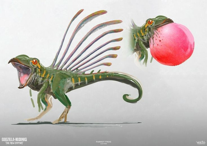  Cấu trúc gai có thể dùng để lướt. Một giả thuyết cho rằng các phần phụ dài trên lưng giúp Longisquama tăng diện tích tiếp xúc không khí, hỗ trợ lướt từ cây này sang cây khác. Ảnh: Pinterest.