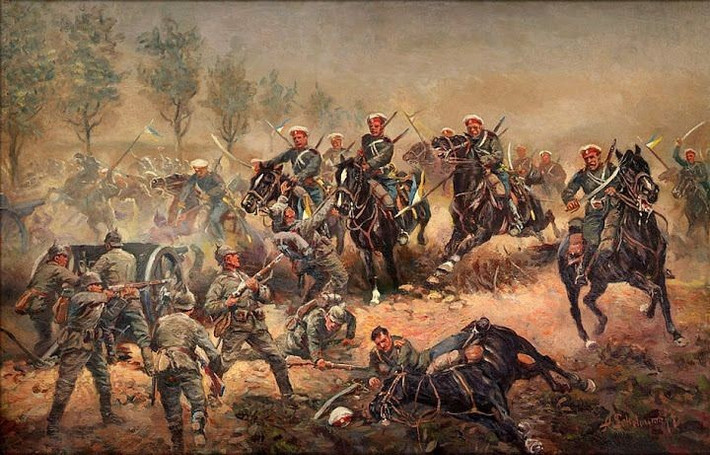  Trận Tannenberg diễn ra từ ngày 23 đến 30/8/1914. Đây là một trong những trận chiến sớm nhất của Thế chiến I. Ảnh: Pinterest.