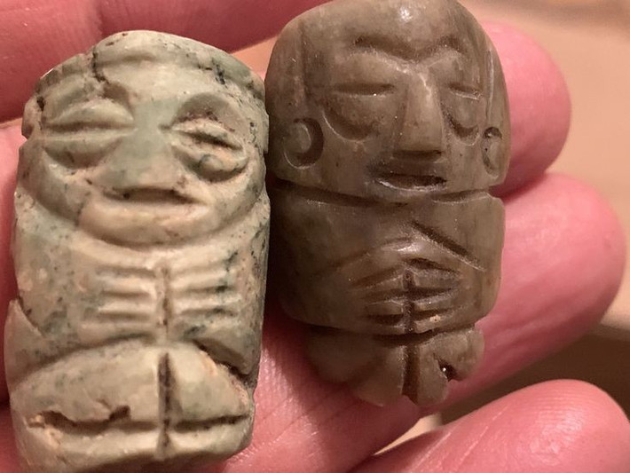  Nghệ thuật khắc xương phát triển cao. Nhiều hiện vật xương khắc tinh vi được tìm thấy trong lăng mộ Mixtec. Ảnh: Pinterest.