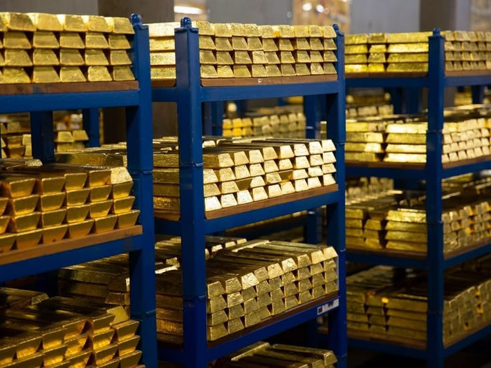 4. Ngân hàng Trung ương Đức – Từ chiến tranh đến hành trình hồi hương vàng. Với 3.350 tấn vàng, Đức là một trong những quốc gia sở hữu dự trữ vàng lớn nhất. Số vàng này được phân tán tại bốn nơi: Frankfurt, New York, London và Paris. Ảnh: Pinterest.