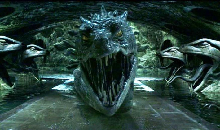  Basilisk sinh ra từ trứng gà do cóc ấp. Một câu chuyện dân gian cho rằng khi gà trống đẻ trứng và cóc ấp nở, sinh vật kinh dị này sẽ ra đời. Ảnh: Pinterest.