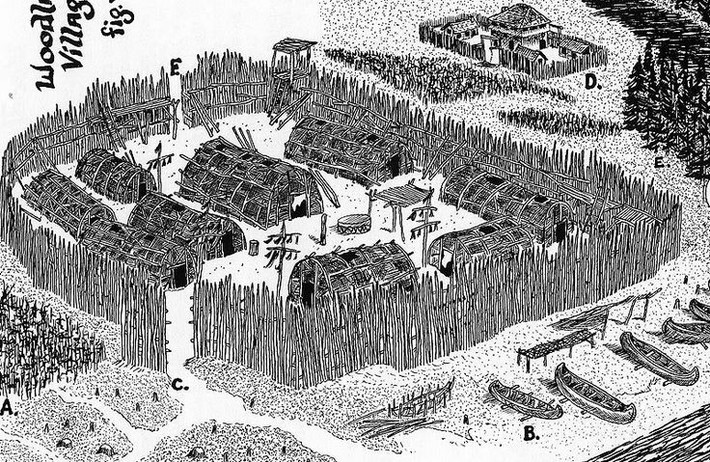  Ảnh hưởng đến Hiến pháp Mỹ. Một số ý tưởng dân chủ của nước Mỹ lấy cảm hứng từ liên minh Iroquois. Ảnh: Pinterest.