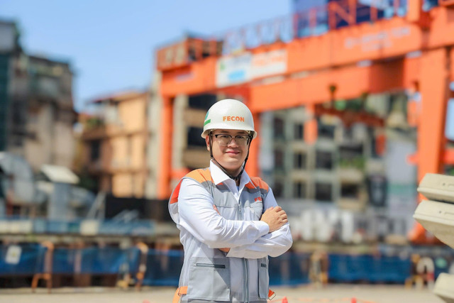 Kỹ sư Lưu Hoàng Phương đã góp mặt trong nhiều dự án hạ tầng trọng điểm quốc gia. Ảnh: HNM. luu-hoang-phuong.jpg