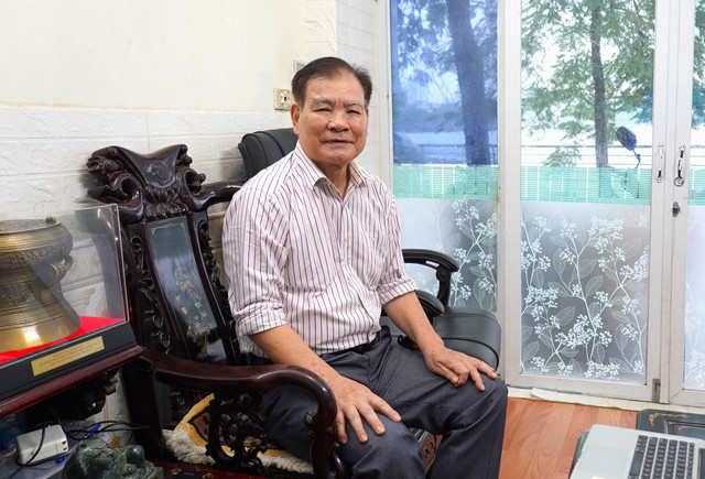 GS.TS.NGND. Trần Tân Tiến, cha đẻ” mô hình dự báo lũ trước 3 ngày của Việt Nam. Ảnh: Hoài Hương. gs-tien.jpg