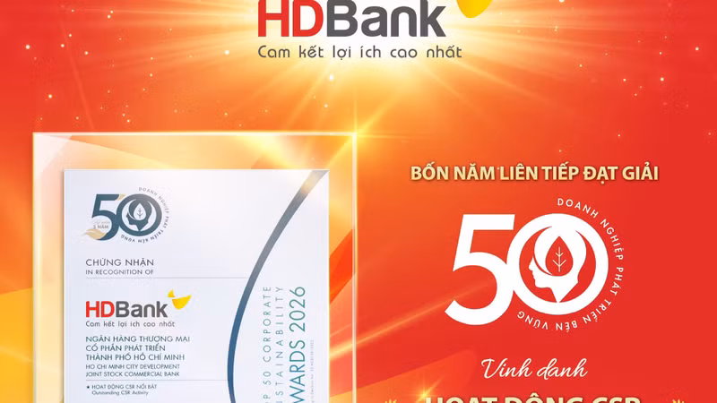 HDBank: Tăng trưởng ấn tượng song hành cùng trách nhiệm cộng đồng