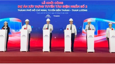 Khởi công tuyến Metro số 2 Bến Thành – Tham Lương
