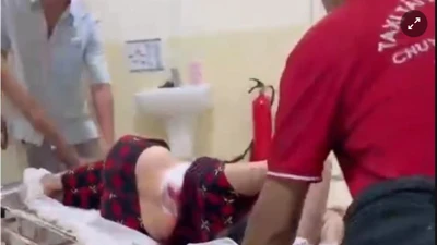 Mâu thuẫn đất đai, em chồng đâm chị trọng thương