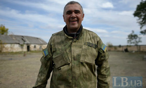 Quân nhân Ukraine Victor Sergienko.