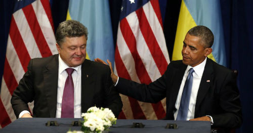 Tổng thống Mỹ Obama và Tổng thống Ukraine Poroshenko. Tổng thống Mỹ Obama và Tổng thống Ukraine Poroshenko.