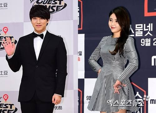 Sungmin và Kim Sa Eun mới công bố chuyện tình được 1 tháng. Sungmin và Kim Sa Eun mới công bố chuyện tình được 1 tháng.