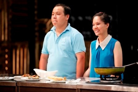 Thí sinh Chung Chí Công và Trần Thị Thanh Thảo.