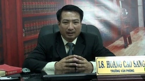 Luật sư Hoàng Cao Sang. Luật sư Hoàng Cao Sang.