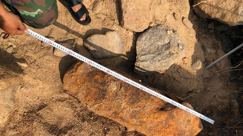 Lâm Đồng phát hiện vật thể nghi bom tại khu vực vỡ hồ chứa nước