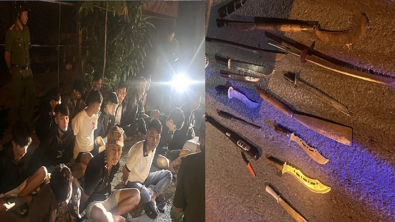 Vĩnh Long: Ngăn chặn kịp thời nhóm thanh niên mang hung khí sang Cần Thơ