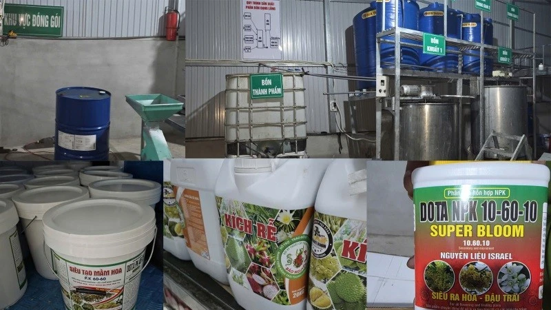 Cần Thơ: Triệt phá đường dây sản xuất phân bón giả quy mô lớn