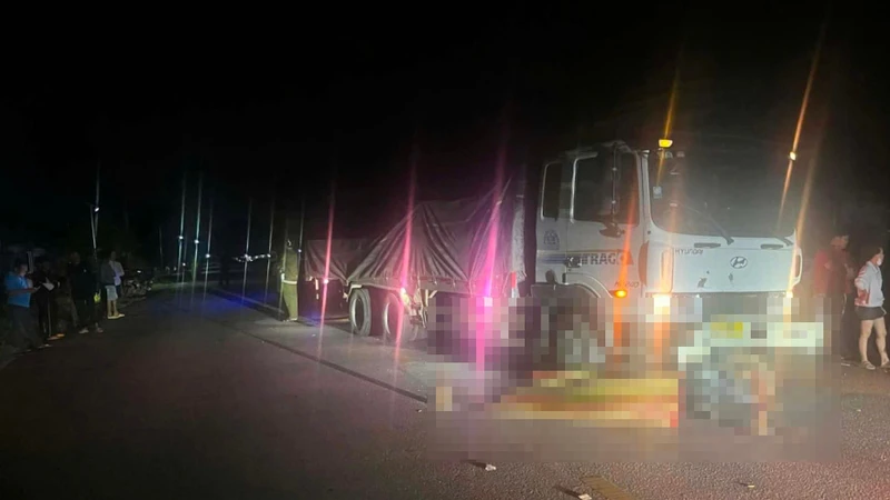 Xe tải va chạm xe máy trên Km06 ĐT720 khiến một người tử vong tại chỗ