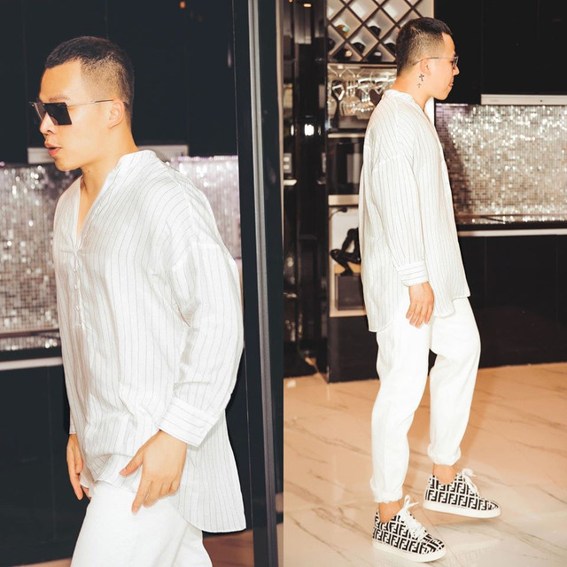 Gu thời trang sành điệu của Vũ Khắc Tiệp trước ồn ào mặc quần tụt không kéo khóa - Hình 5 Gu thoi trang sanh dieu cua Vu Khac Tiep truoc on ao mac quan tut khong keo khoa-Hinh-5