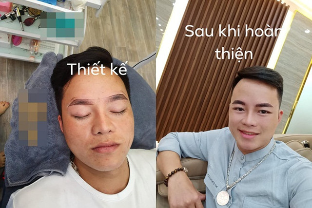 Cô dâu 62 tuổi đưa chồng trẻ đi xăm môi, tân trang nhan sắc - Hình 3 Co dau 62 tuoi dua chong tre di xam moi, tan trang nhan sac-Hinh-3