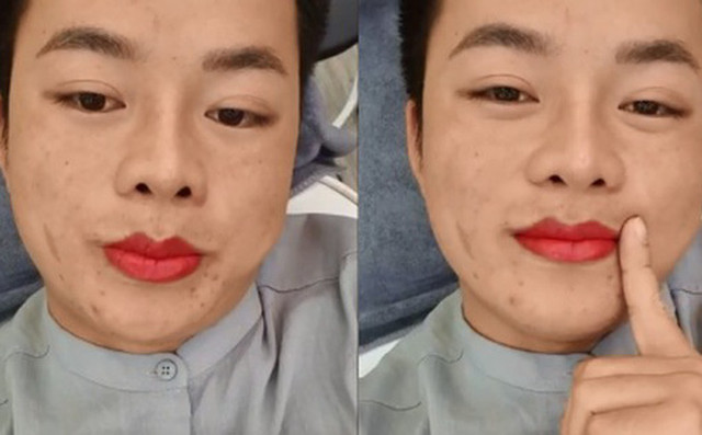 Cô dâu 62 tuổi đưa chồng trẻ đi xăm môi, tân trang nhan sắc - Hình 2 Co dau 62 tuoi dua chong tre di xam moi, tan trang nhan sac-Hinh-2