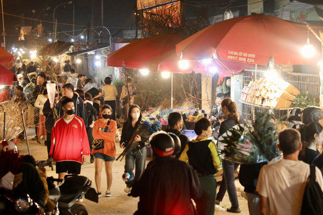 Trải nghiệm chợ hoa đêm lớn nhất Hà Nội ngày cuối năm - Hình 12 Trai nghiem cho hoa dem lon nhat Ha Noi ngay cuoi nam-Hinh-12