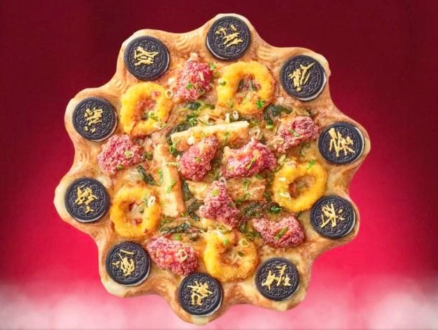 Kinh di pizza thit ran nhung vi lai rat ngon