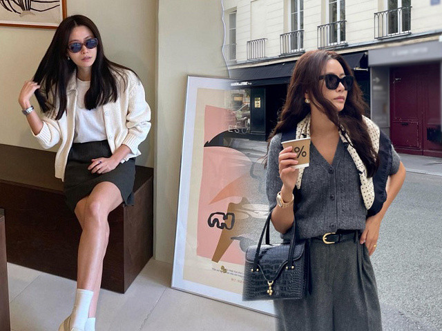 Hotgirl Hàn diện đồ đơn giản mà sành điệu Hotgirl Han dien do don gian ma sanh dieu