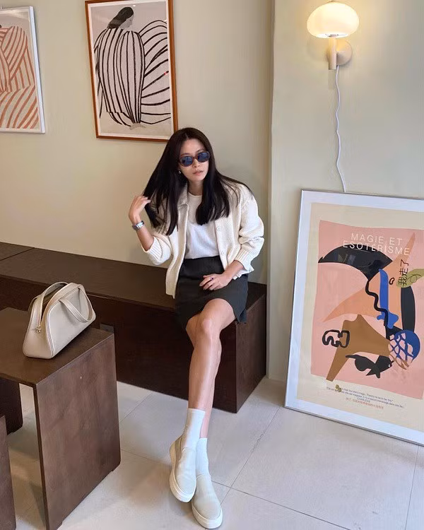 Hotgirl Hàn diện đồ đơn giản mà sành điệu - Hình 3 Hotgirl Han dien do don gian ma sanh dieu-Hinh-3