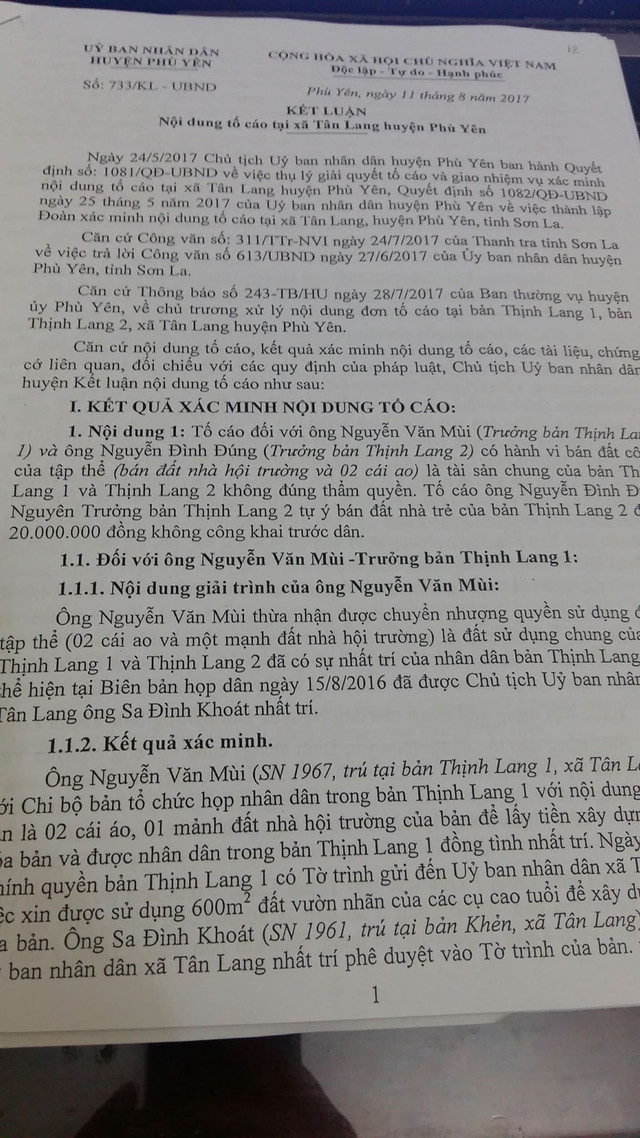 Cán bộ xã ở Sơn La tự ý bán đất công chỉ bị... khiển trách - Hình 5 Can bo xa o Son La tu y ban dat cong chi bi... khien trach-Hinh-5
