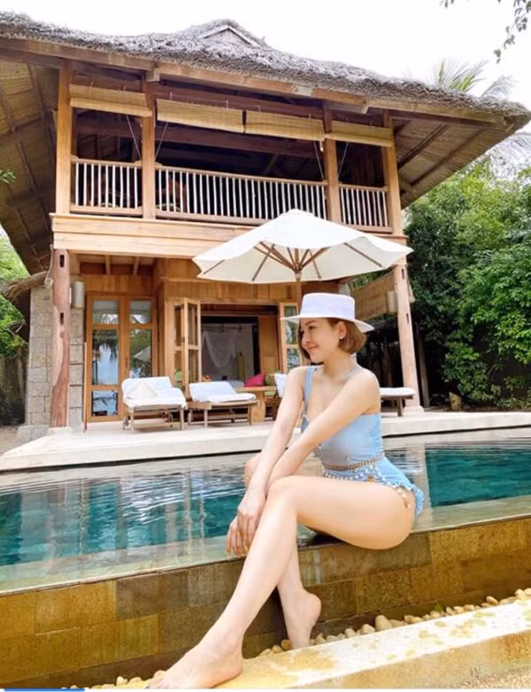 Hotgirl Tram Anh mac bikini khoe dang nong bong-Hinh-3