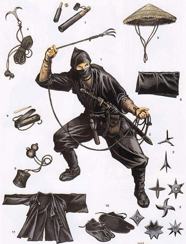 Ninja Nhật Bản sở hữu những khả năng xuất thần ít biết - Hình 5 Ninja Nhat Ban so huu nhung kha nang xuat than it biet-Hinh-5
