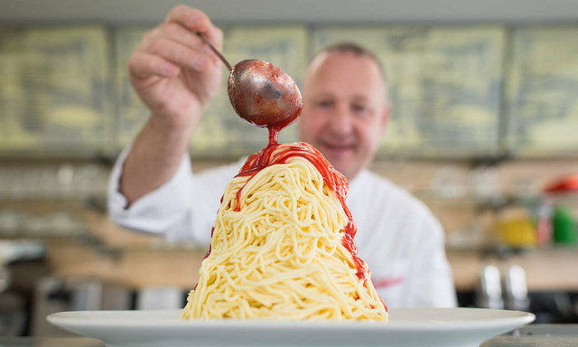 Món kem nổi tiếng của Đức nhìn tưởng mỳ Spaghettieis - Hình 4 Mon kem noi tieng cua Duc nhin tuong my Spaghettieis-Hinh-4