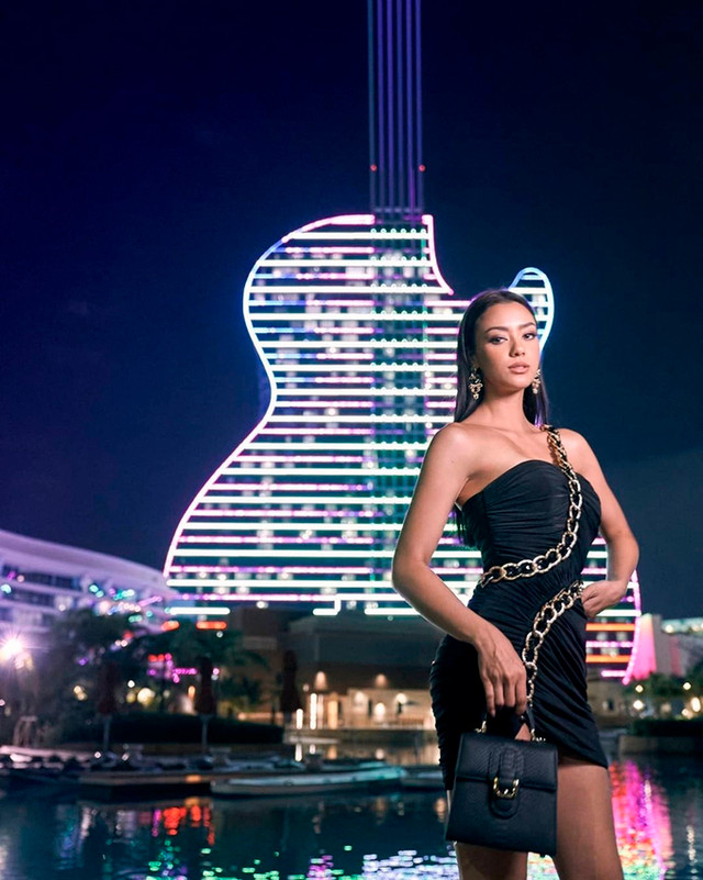 Hoa hậu Thái Lan khoe dáng sexy ở Hoa hậu Hoàn vũ Thế giới - Hình 6 Hoa hau Thai Lan khoe dang sexy o Hoa hau Hoan vu The gioi-Hinh-6