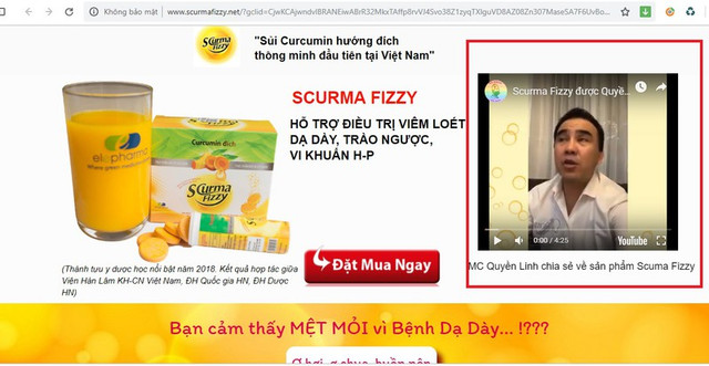 Quảng cáo TPBVSK Scurma Fizzy có dấu hiệu lừa dối người tiêu dùng? - Hình 2 Quang cao TPBVSK Scurma Fizzy co dau hieu lua doi nguoi tieu dung?-Hinh-2