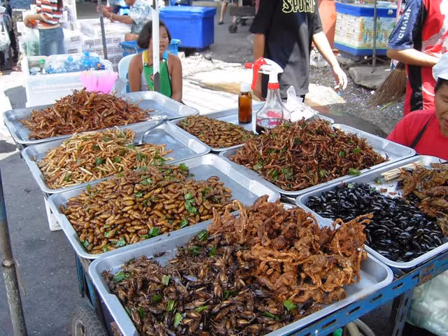 Thai Lan noi tieng voi nhung mon con trung chien 'phat on'-Hinh-2