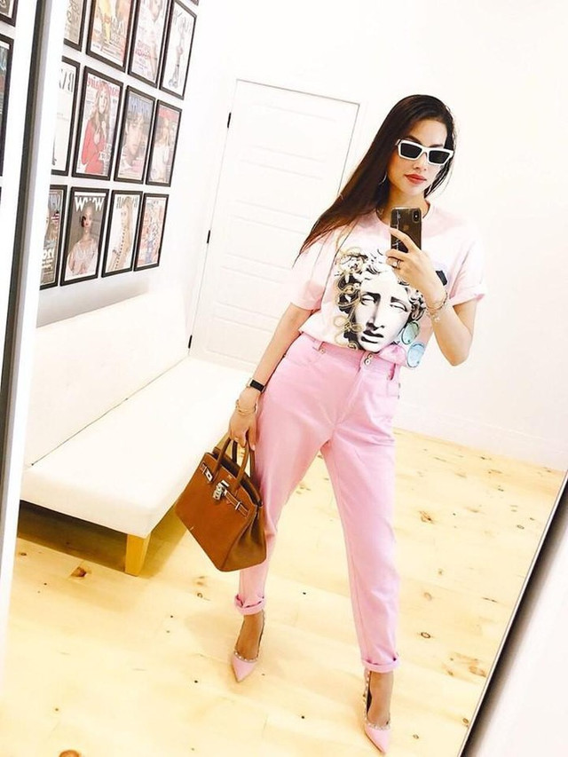 Sang Mỹ sinh con, Hoa hậu Phạm Hương cũng thay đổi phong cách thời trang - Hình 10 Sang My sinh con, Hoa hau Pham Huong cung thay doi phong cach thoi trang-Hinh-10