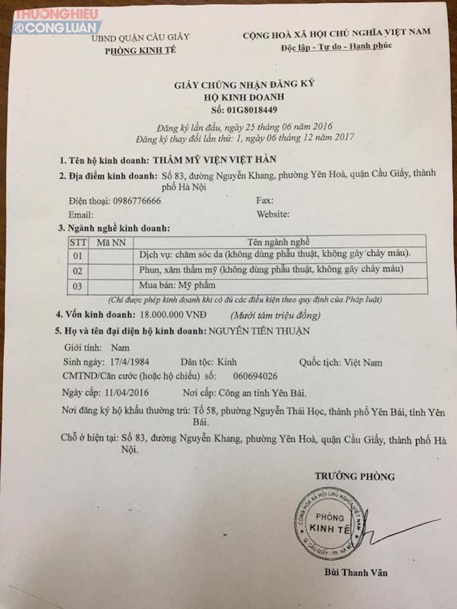 Nhung lan dinh phot cua tham my vien Viet Han-Hinh-2