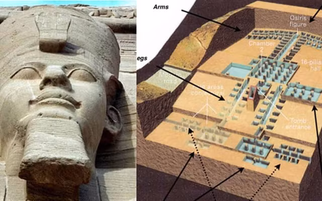 Phat hien khu lang mo lon nhat bi an o Thung lung cac vi vua