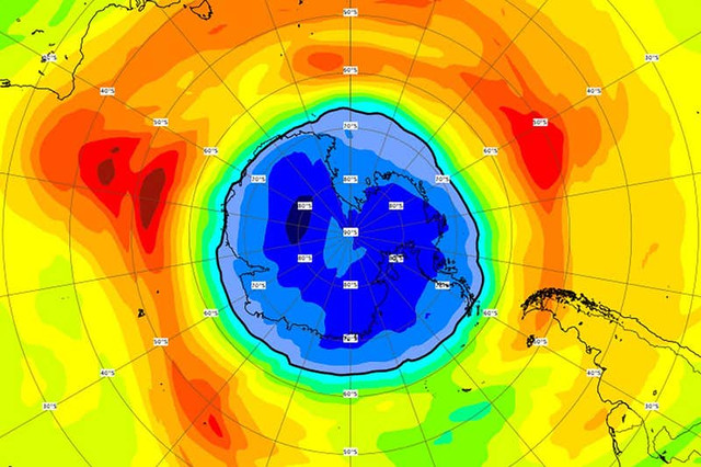 Vì sao lỗ thủng tầng ozone ở Nam Cực đã mở rộng tối đa? Vi sao lo thung tang ozone o Nam Cuc da mo rong toi da?