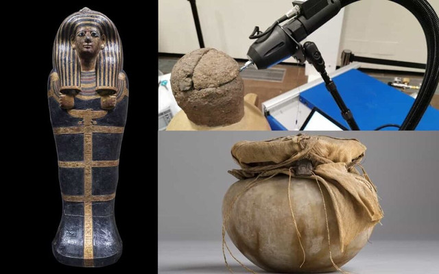 Hương lạ tỏa ra khi khai quật mộ cổ Ai Cập - Hình 3 Huong la toa ra khi khai quat mo co Ai Cap-Hinh-3
