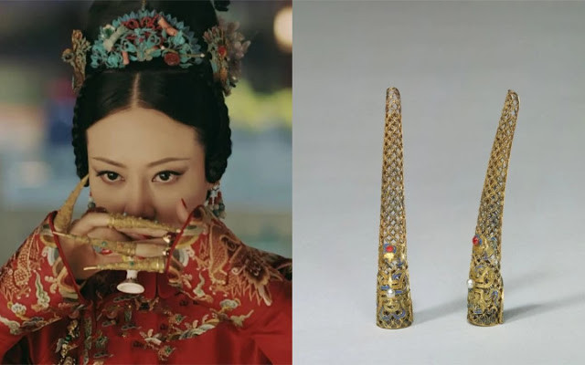 Những bộ móng giả nạm đá quý của phi tần thời nhà Thanh dùng để làm gì? Nhung bo mong gia nam da quy cua phi tan thoi nha Thanh dung de lam gi?