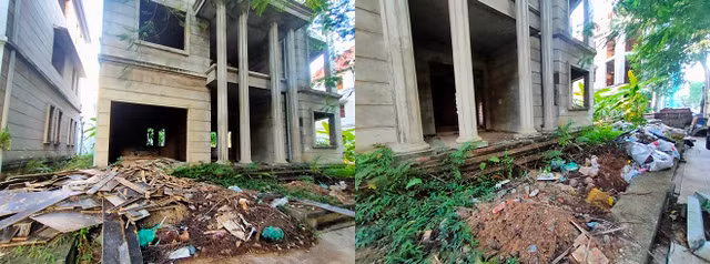 Khu do thi Thien duong Bao Son: Can canh nhung can biet thu trieu do xuong cap-Hinh-23