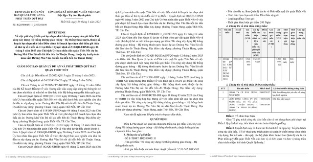 Can Tho: Cty Xuan Anh trung goi thau 3,36 ty xay he thong thoat nuoc duong Mai Van Bo