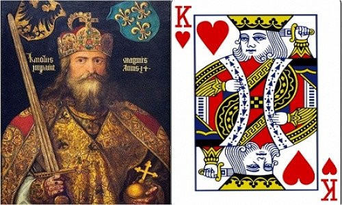 Hé lộ bất ngờ đằng sau 4 nhân vật bí ẩn trên lá bài K He lo bat ngo dang sau 4 nhan vat bi an tren la bai K