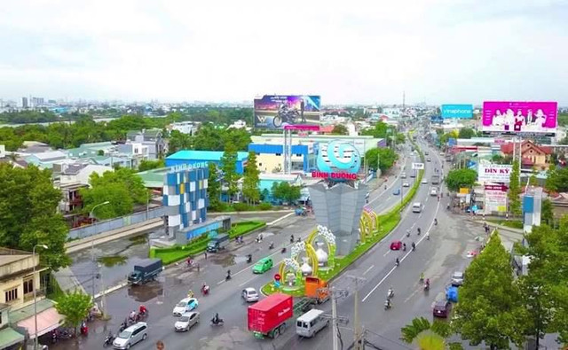 Khởi công mở rộng quốc lộ 13 lên 8 làn xe đoạn qua Bình Dương Khoi cong mo rong quoc lo 13 len 8 lan xe doan qua Binh Duong