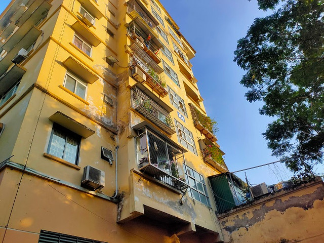 Khu tái định cư Đồng Tàu xập xệ, xuống cấp sau 10 năm đưa vào sử dụng - Hình 10 Khu tai dinh cu Dong Tau xap xe, xuong cap sau 10 nam dua vao su dung-Hinh-10