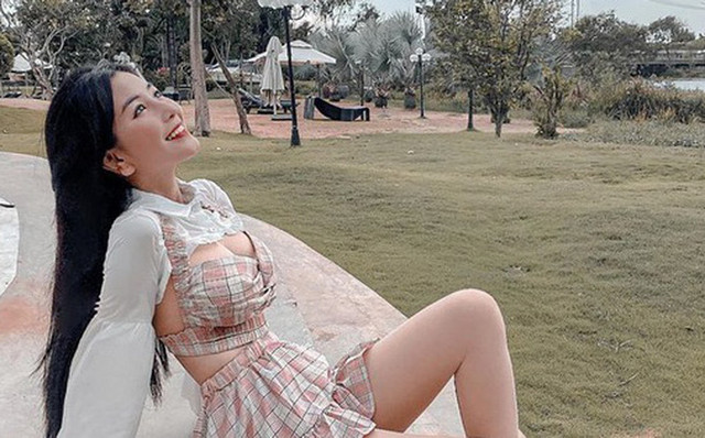 Vẻ nóng bỏng khó cưỡng của hotgirl 10X Võ Ngọc Trân Ve nong bong kho cuong cua hotgirl 10X Vo Ngoc Tran