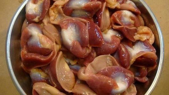 Chế biến các món ngon từ mề gà Che bien cac mon ngon tu me ga