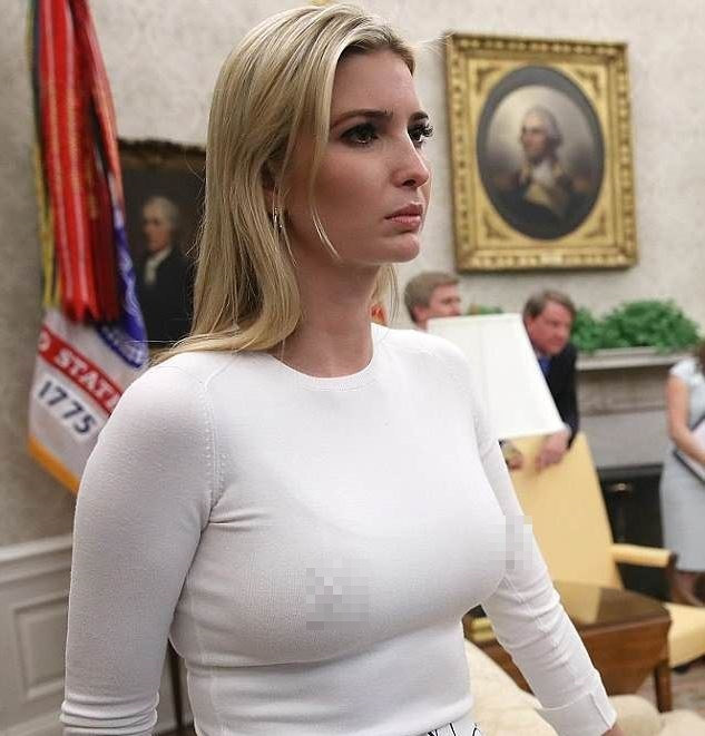 Ivanka Trump lại thêm một lần ăn mặc hớ hênh - Hình 3 Ivanka Trump lai them mot lan an mac ho henh-Hinh-3