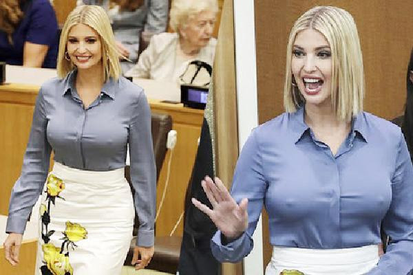 Ivanka Trump lại thêm một lần ăn mặc hớ hênh Ivanka Trump lai them mot lan an mac ho henh
