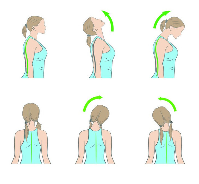 Những bài tập đơn giản trị chứng đau, mỏi cổ - Hình 3 Nhung bai tap don gian tri chung dau, moi co-Hinh-3